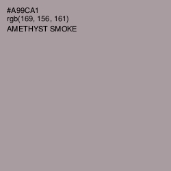 #A99CA1 - Amethyst Smoke Color Image
